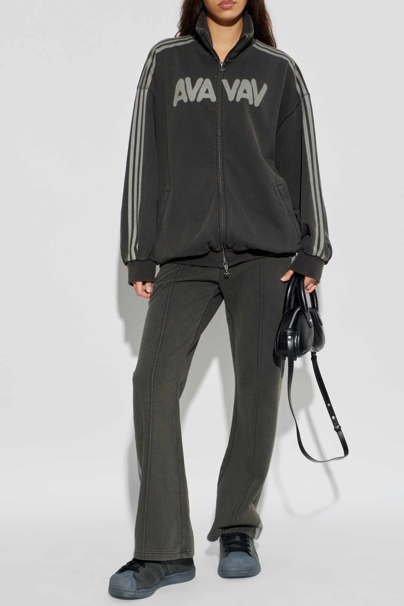 adidas×Avavav トラックパンツ グレー Jogger Pants adidas x Avavav Pleated Track Pant Dark Grey/ Carbon